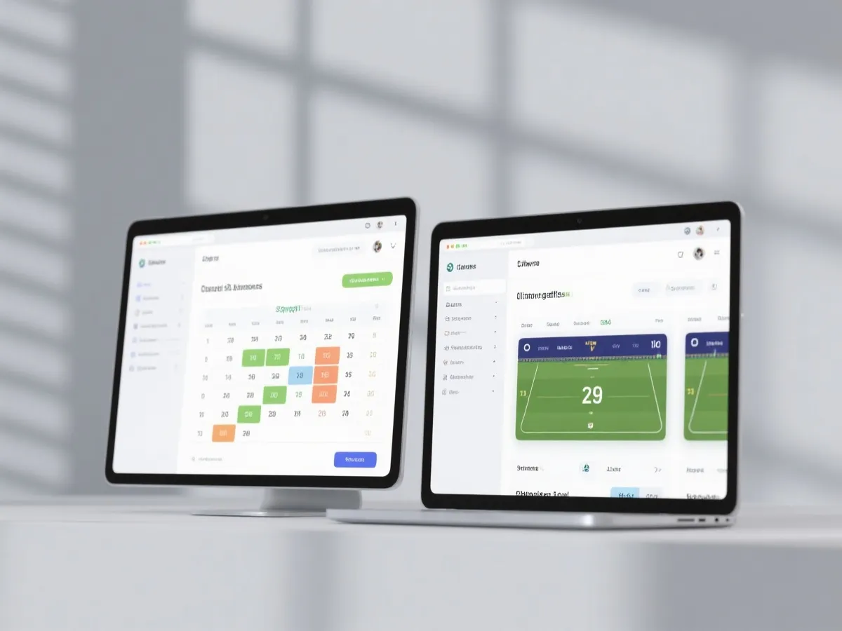 赛程与比分联动示意图