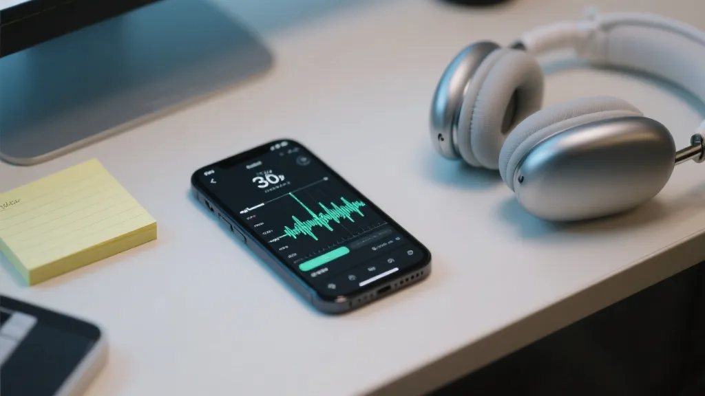 手机屏幕上的短视频剪辑时间轴与音频波形，象征主题曲卡点与二创策略